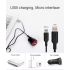 Luz Trasera Inteligente ANTUSI Q5 con Encendido Automático Múltiples Modos IPX6 Impermeable para Ciclismo Urbano
