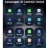 CarlinKit Dispositivo de TV inteligente CarPlay Ai Box Android 13 con Procesador 8 núcleos y YouTube Netflix