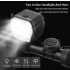 Faro Bocina Bicicleta USB Recargable 2-en-1 | Luz Delantera LED 120dB | Seguridad Ciclismo Accesorios MTB