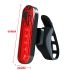 Luz Trasera Bicicleta Recargable USB con Tecnología LED Alta Visibilidad Ultrabright para Ciclismo Urbano