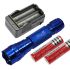 Linterna LED UltraFire 501B U2 1300 LUMENS 5 modos recargable resistente clima construcción aluminio
