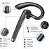 Auriculares inalámbricos de negocios con micrófono incorporado y cancelación de ruido, auriculares deportivos manos libres de 5.3".
