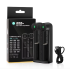 Cargador de batería 21700 y 18650 con tecnología MCU inteligente y ranuras independientes para carga segura