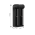 Cargador de batería 21700 y 18650 con tecnología MCU inteligente y ranuras independientes para carga segura
