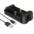 Cargador de batería 21700 y 18650 con tecnología MCU inteligente y ranuras independientes para carga segura