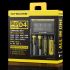 Cargador Nitecore D4 con pantalla LCD cargar baterías Li-Ion 18650 14500 26650 seguridad carga avanzada