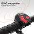 Bocina para bicicleta CarryBright CBH3 120dB con alarma antirrobo recargable por USB diseño ergonómico