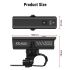TOWILD CL1600 luz bicicleta 1600LM impermeable USB recargable control remoto ciclismo nocturno alta luminosidad