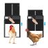 Puerta segura para pollos con temporizador automático Motor inteligente Instalación fácil y resistente climate
