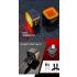 Enfitnix Cubelite III luz trasera ultrabrillante 30 lúmenes con carga USB seguridad ciclismo nocturno