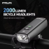 CYCLAMI BR2000 Luz Delantera Bicicleta USB-C Recargable | Alta Luminosidad MTB y Carretera, Seguridad.