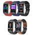 Reloj inteligente E600 ECG para hombres, no invasivo, glucosa en sangre, frecuencia cardíaca, Monitor de presión arterial, pasos deportivos, reloj inteligente para mujeres