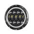 Faro LED motocicleta 7 pulgadas luz diurna DRL luz blanca 6000K ideal Harley Jeep iluminación todoterreno IP67