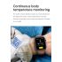 E530 Reloj inteligente de glucosa en sangre ECG  PPG Frecuencia cardíaca Presión arterial IP68 Reloj inteligente a prueba de agua