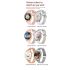 ET390 Smart Watch Mujeres AMOLED 360*360 ECG HD Pantalla Frecuencia cardíaca Bluetooth Llamadas SmartWatch impermeable