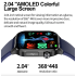 E580 Smartwatch: Glucosa, ECG, Frecuencia Cardíaca, Presión Arterial, IP68. Monitorización Salud 368*448