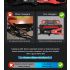 Cargador de batería FOXSUR 20A portátil para coche camión 12V 24V AGM LiFePO4 con carga en 7 etapas versátil