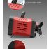 Cargador de batería FOXSUR 20A portátil para coche camión 12V 24V AGM LiFePO4 con carga en 7 etapas versátil