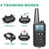 Collar de entrenamiento eléctrico para perros LCD impermeable con niveles de choque ajustables para todas razas
