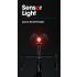 Luz Trasera Inteligente Bicicleta Auto Inicio Parada Freno IPX6 Impermeable Carga USB Seguridad Ciclismo LED
