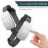 Collar antiladridos pantalla táctil IP67 recargable resistente al agua con corrección estática ajustable