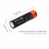 Batería Doublepow 14500 750mAh Micro USB de alta capacidad LED ideal para dispositivos electrónicos y acampada