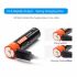 Batería Doublepow 14500 750mAh Micro USB de alta capacidad LED ideal para dispositivos electrónicos y acampada