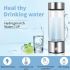 Generador de Hidrógeno Portátil Taza de Agua 420ml Agua Rica en Hidrógeno Para Salud Celular y Bienestar