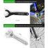 ROCKBROS set de reparación de bicicletas herramientas de acero al carbono almacenamiento compacto para ciclistas
