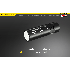 Nitecore LA10 Linterna EDC Mini 135 Lúmenes con LED Nichia XP-G2 S3 Compacta Ligera para Camping y Uso Diario