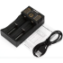 Cargador inteligente Liitokala Lii-202 3.7V para baterías 18650 26650 NiMH con Micro USB carga eficiente y segura