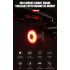 Gaciron LOOP-100 Luz Trasera Magnética para Sillín Alta Luminosidad Aluminio con Sensor de Freno Seguridad Ciclismo