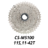 Cassette Shimano Deore CS-M5100 11 velocidades MTB HYPERGLIDE 11-51T para ciclismo de montaña de precisión