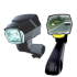 Faro CarryBright CB800 espejo retrovisor ciclismo innovador seguridad visibilidad aleación de aluminio ciclistas