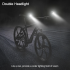 Faro CarryBright CB800 espejo retrovisor ciclismo innovador seguridad visibilidad aleación de aluminio ciclistas