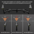 Faro CarryBright CB800 espejo retrovisor ciclismo innovador seguridad visibilidad aleación de aluminio ciclistas