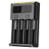 Cargador de baterías Nitecore NEW I4 carga inteligente para Li-Ion y NiMH salida eficiente y compatibilidad amplia