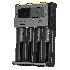 Cargador de baterías Nitecore NEW I4 carga inteligente para Li-Ion y NiMH salida eficiente y compatibilidad amplia