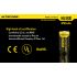 Batería recargable Nitecore NL166 16340 RCR123A 3.7V 650mAh ion-litio alta fiabilidad eficiencia energética