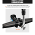 Manillar de bicicleta TOSEEK ZF-ONE MTB completo en fibra de carbono 31.8mm negro mate opción 580 a 760mm