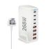 Cargador GaN de escritorio 240W USB tipo C de 8 puertos carga rápida para múltiples dispositivos y laptops