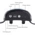 Collar Recargable USB para Perros Dispositivo Anti Ladridos y Vibración Collar Ajustable y Cómodo Impermeable