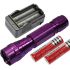 Linterna LED UltraFire 501B U2 1300 LUMENS 5 modos recargable resistente clima construcción aluminio