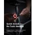 Luz trasera ROCKBROS Q3 para ciclismo nocturno luz LED con sensor de freno inteligente MTB impermeable IPX6