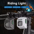 Luces delanteras para bicicleta NiteBeam CL1600 ciclismo nocturno control doble interruptor 9 modos carga Tipo-C