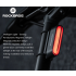 ROCKBROS Luz Trasera Bicicleta Magnética IPX6 Impermeable, Sensor Inteligente 7 Modos, Seguridad Nocturna MTB/Urbana