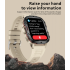 QX11 Smart Watch Hombres IP68 5ATM Deportes al aire libre Fitness Tracker Monitor de salud 1.96 "BT Call Smartwatch