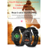 QX11 Smart Watch Hombres IP68 5ATM Deportes al aire libre Fitness Tracker Monitor de salud 1.96 "BT Call Smartwatch