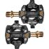 Pedales MTB RACEWORK SPD ligero duradero carbono acero cromado ajuste personalizable para ciclismo todoterreno