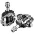 Pedales MTB RACEWORK SPD ligero duradero carbono acero cromado ajuste personalizable para ciclismo todoterreno